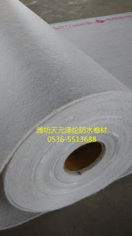白色國(guó)標(biāo)聚乙烯滌綸復(fù)合防水卷材